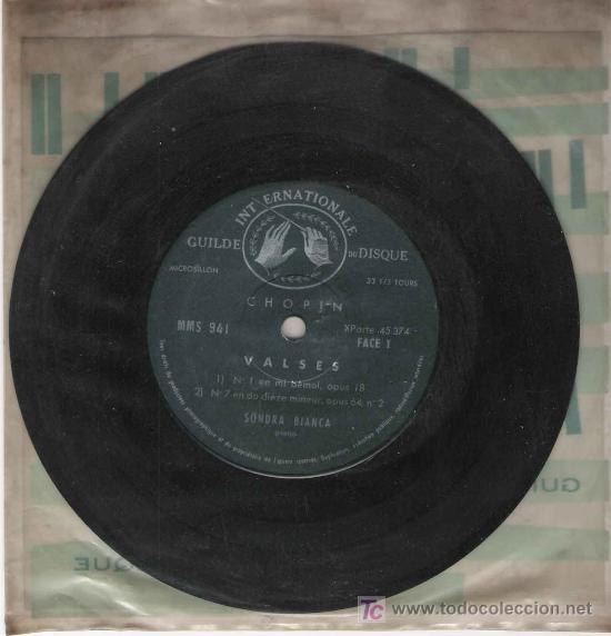 Discos de vinilo: CHOPIN - VALSES / Sondra Bianca piano - Foto 1