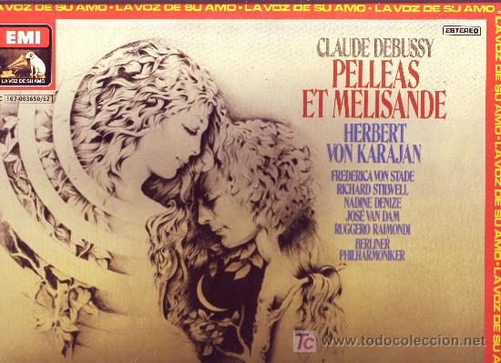 Discos de vinilo: CLAUDE DEBUSSY CAJA CON 3 LP ENCARTE PELLEAS ET MELISANDE EMI 167-003650-52 1980 SPÀ - Foto 1 - 26803782