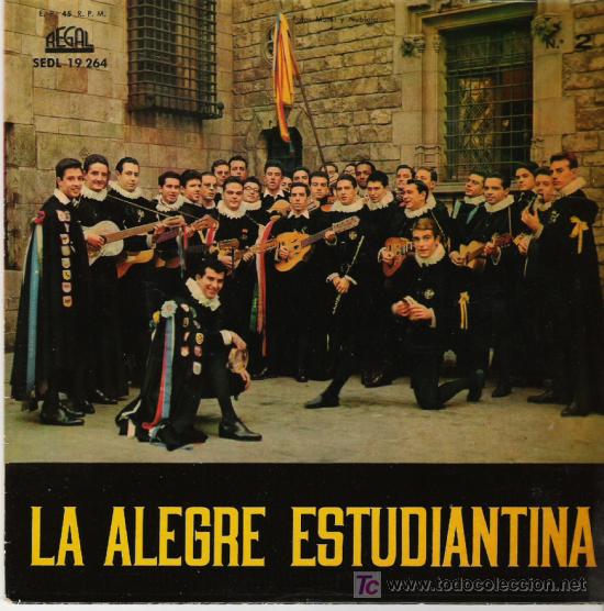 Discos de vinilo: LA ALEGRE ESTUDIANTINA - Foto 1