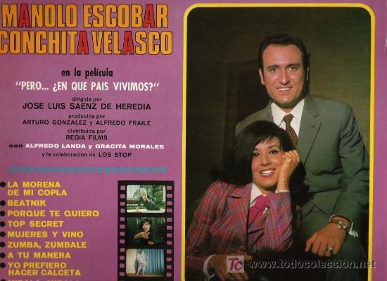 Discos de vinilo: MANOLO ESCOBAR Y CONCHITA VELASCO - Foto 1
