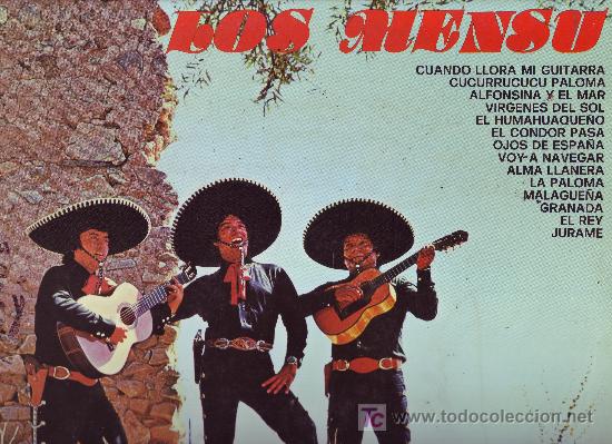 Dischi in vinile: LOS MENSU DISCO LP VACACIONES EN LAS FUENTES DEL RODEO ZUL 1-8535 1975 SPA