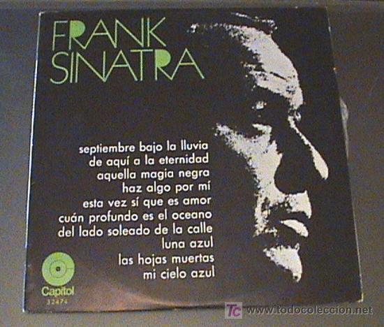 Discos de vinilo: ANTIGUO DISCO DE VINILO DE FRANK SINATRA - ED. CAPITOL. - Foto 1
