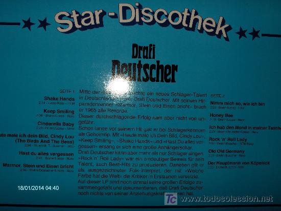 Discos de vinilo: DRAFI DEUTSCHER ----- STAR DISCOTHEK - Foto 2