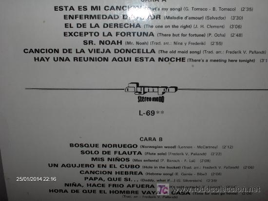 Discos de vinilo: NINA Y FREDERIK --- ROYAL ALBERT HALL - Foto 2