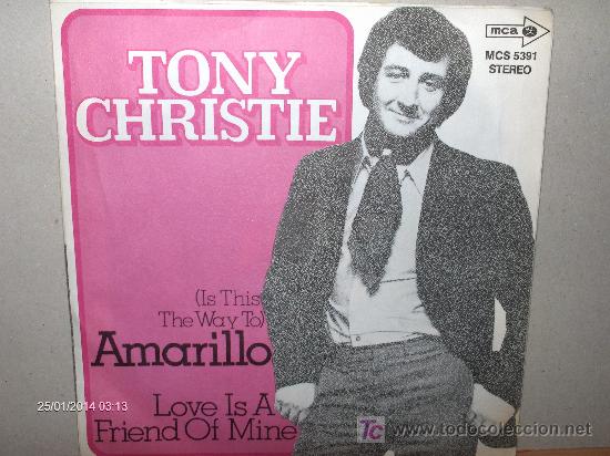 Discos de vinilo: TONY CHRISTIE ----- AMARILLO - Foto 1