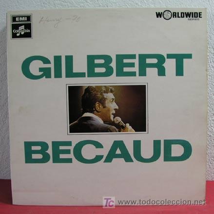 Discos de vinilo: GILBERT BECAUD ( GILBERT BECAUD ) ENGLAND LP33 - Foto 1