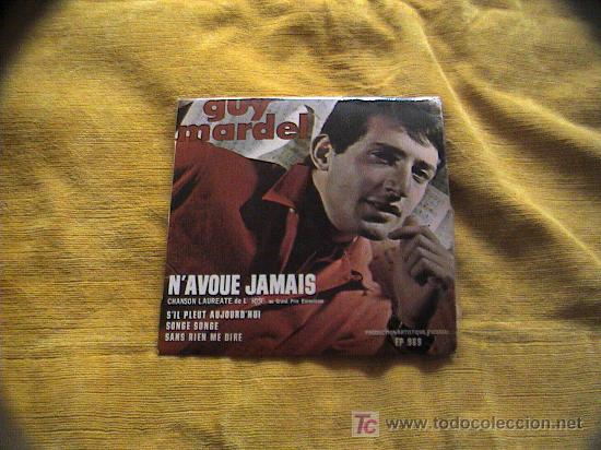 Discos de vinilo: Single GUY MARDEL - Foto 1