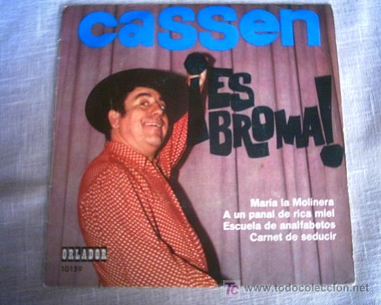 Discos de vinilo: CASSEN &iexcl; ES BROMA !  1969 - Foto 1