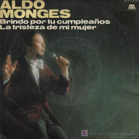 Discos de vinilo: Ado Monges  -  Brindo por tu cumplea&ntilde;os - Foto 1