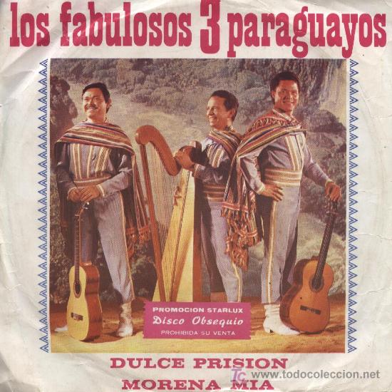 Disques de vinyle: Los Fabulosos Tres Paraguayos  -  Dulce prisi&oacute;n