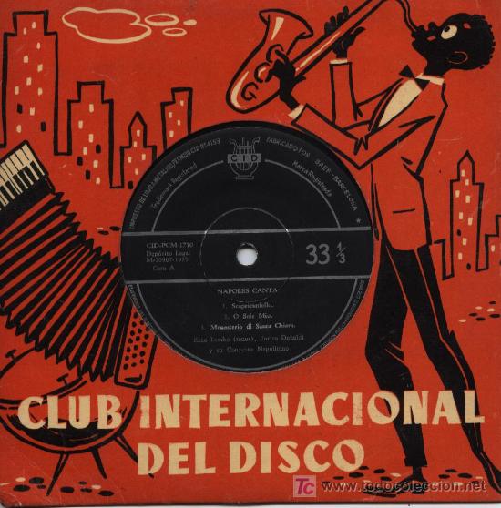Dischi in vinile: Napoles Canta  -  Club Internacional del Disco