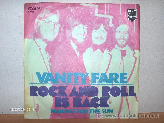 Discos de vinilo: VANITY FARE ---- ROCK AND ROLL IS BACK - Foto 1