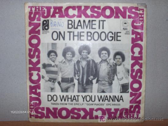 Discos de vinilo: THE JACKSONS ---- BLAME IT ON THE BOOGIE - Foto 1