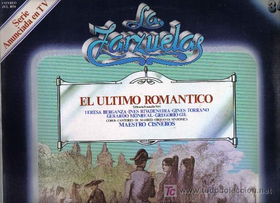 Discos de vinilo: lp ZARZUELA - EL ULTIMO ROMANTICO - Foto 1