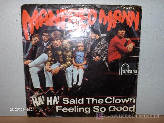 Discos de vinilo: MANFRED MANN ---HA!HA! SAID THE CLOWN - Foto 1