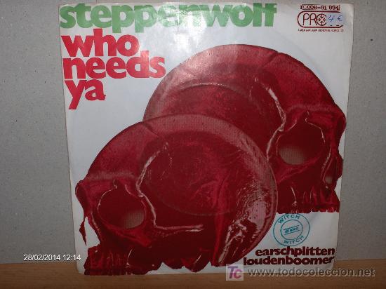 Discos de vinilo: STEPPENWOLF ---- WHO NEEDS YA - Foto 1