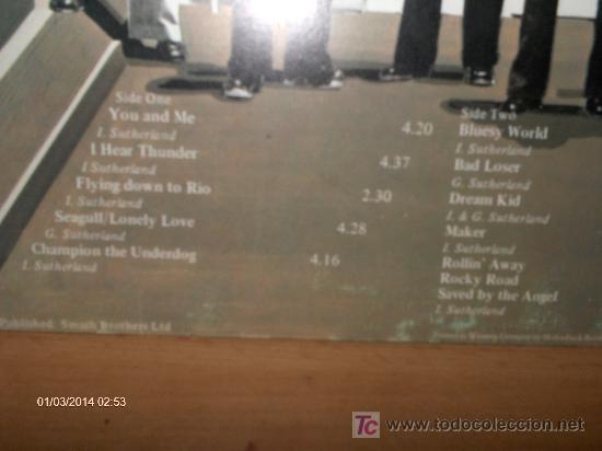 Discos de vinilo: SUTHERLAND BROTHERS AND QUIVER --- DREAM KID - Foto 2