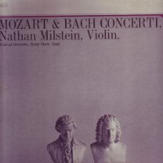Discos de vinilo: MOZART & BACH CONCERTTI,NATHAN MILSTEIN,VIOLIN,FESTIVAL ORCHESTRA HARRY BLECH COND. Lote 9136099