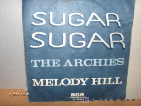 Discos de vinilo: THE ARCHIES ---- SUGAR SUGAR - Foto 1