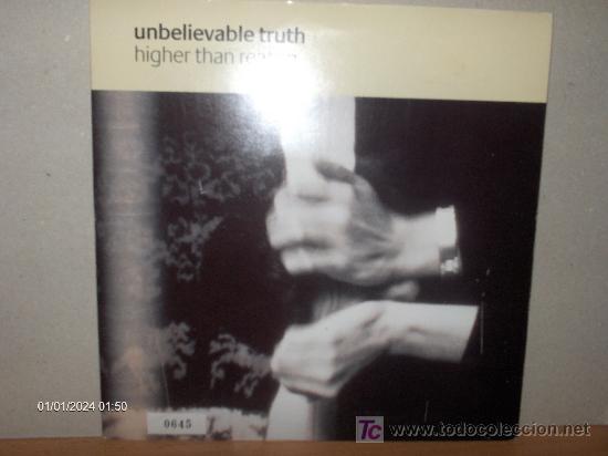 Discos de vinilo: UNBELIEVABLE TRUTH ---- HIGHER THAN REASON - Foto 1