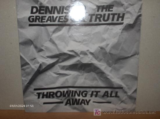 Discos de vinilo: DENNIS GREAVES & THE TRUTH ----- THROWING IT ALL AWAY - Foto 1