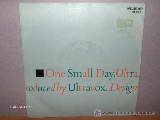 Discos de vinilo: ULTRAVOX   ---- ONE SMALL DAY - Foto 1