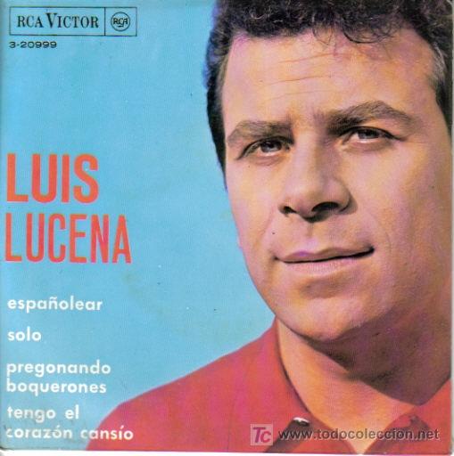 Vinyl records: LUIS LUCENA-ESPA&Ntilde;OLEAR + 3 EP VINILO RARO EDITADO POR RCA EN 1966