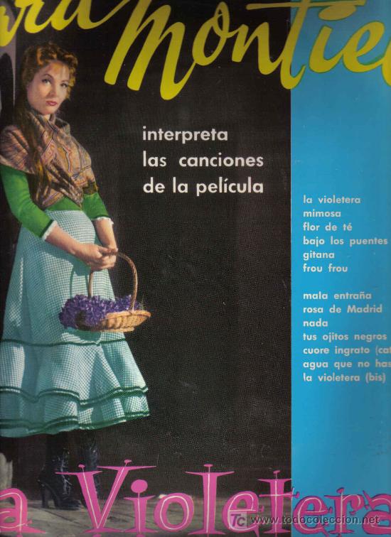 Discos de vinilo: lp SARA MONTIEL - interpreta las canciones de LA VIOLETERA - Foto 1