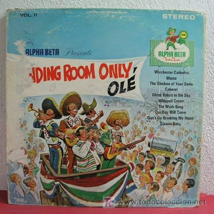 Discos de vinilo: STANDING ROOM ONLY - OLE&acute;              USA     LP33 - Foto 1