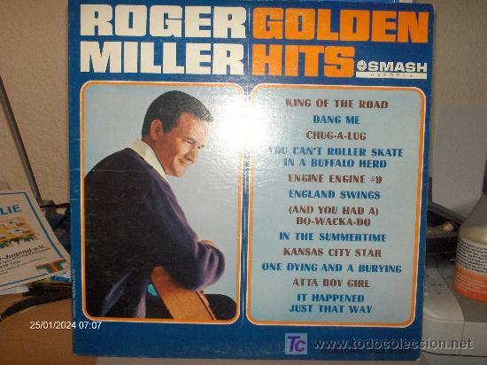 Discos de vinilo: ROGER MILLER ---- GOLDEN HITS - Foto 1