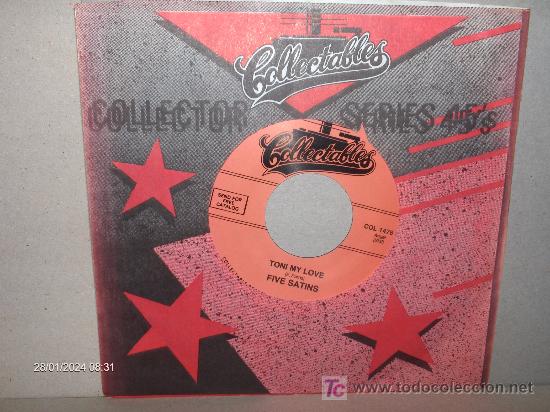 Discos de vinilo: FIVE SATINS ----- TONI MY LOVE + SHADOWS - Foto 1