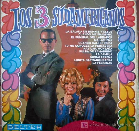 Disques de vinyle: LOS 3 SUDAMERICANOS.1LP.1968.BELTER.