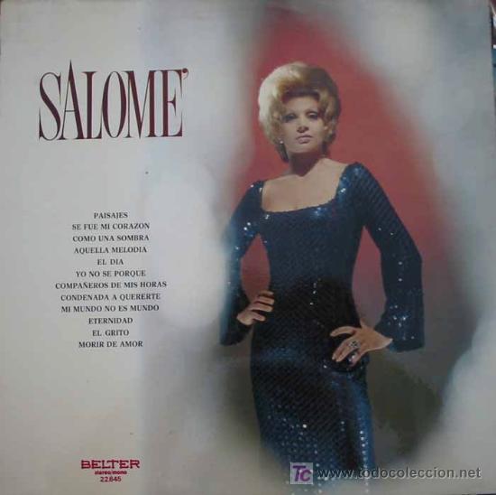 Discos de vinilo: SALOM&Eacute;. 1972. BELTER. - Foto 1