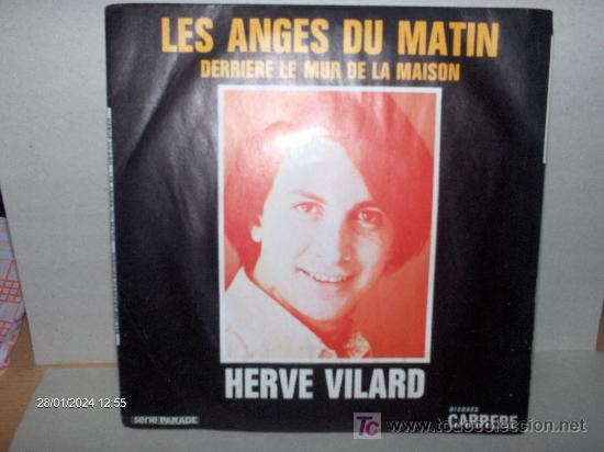 Discos de vinilo: HERVE VILARD ---- LES ANGES DU MATIN - Foto 1