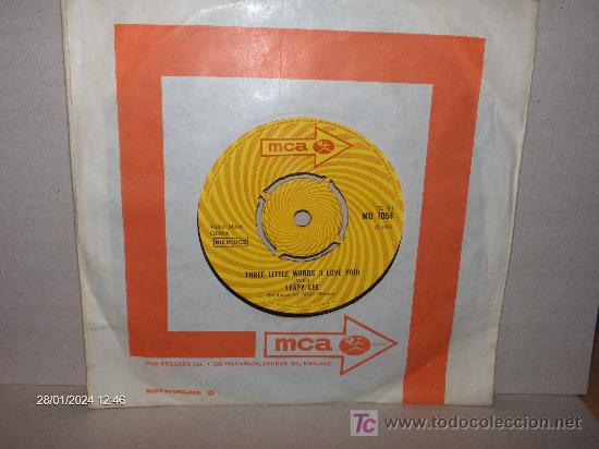Discos de vinilo: LEAPY LEE ----- HERE COMES THE RAIN - Foto 1