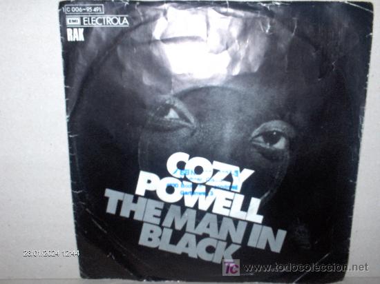 Discos de vinilo: COZY POWELL ---- THE MAN IN BLACK - Foto 1