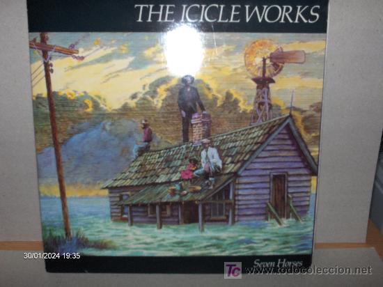 Discos de vinilo: THE ICICLE WORKS ----- SEVEN HORSES - Foto 1