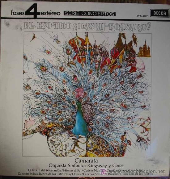 Discos de vinil: EL EX&Oacute;TICO RIMSKY-KORSAKOV. ORQUESTA SINF&Oacute;NICA KINGSWAY Y COROS.