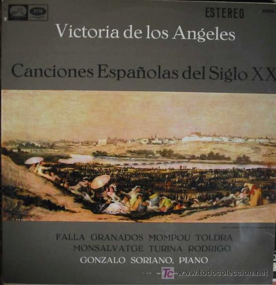 Discos de vinil: CANCIONES ESPA&Ntilde;OLAS DEL SIGLO XX.VICTORIA DE LOS &Aacute;NGELES.A&Ntilde;O:1964
