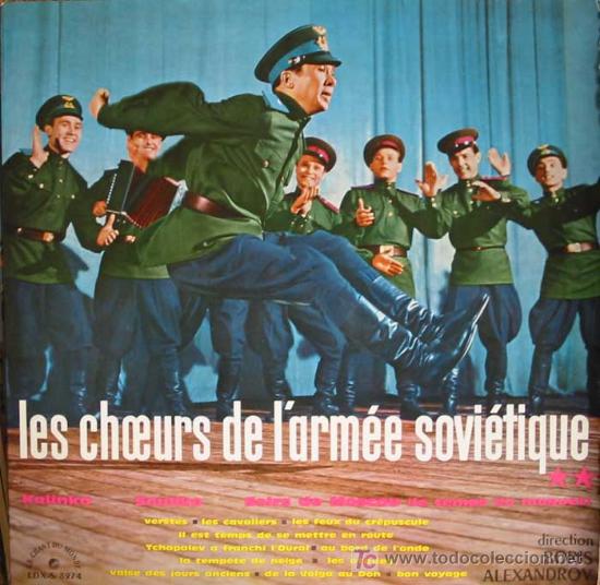 Dischi in vinile: LES CHOEURS DE L'ARM&Eacute;E SOVI&Eacute;TIQUE;DIRECTION BORIS ALEXANDROV.
