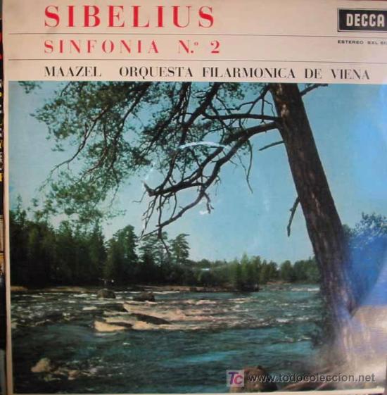 Discos de vinil: SIBELIUS.SINFONIA N&ordm;2.MAAZEL ORQUESTA FILARMONICA DE VIENA.A&Ntilde;O:1964