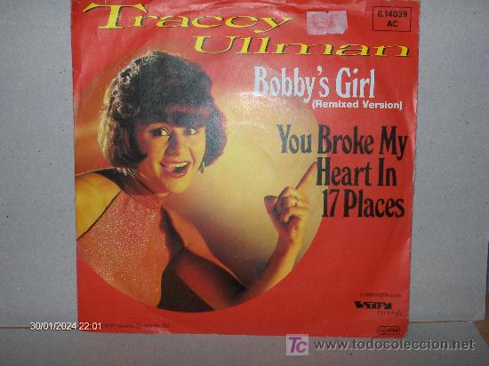 Discos de vinilo: TRACEY ULLMAN ---- BOBBY&acute;S GIRL - Foto 1