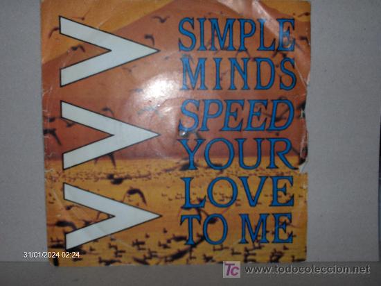 Discos de vinilo: SIMPLE MINDS ---- SPEED YOUR LOVE TO ME - Foto 1