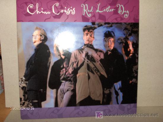 Discos de vinilo: CHINA CRISIS ---- RED LETTER DAY - Foto 1