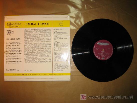 Discos de vinilo: Chopin. Catorce valses - Foto 2