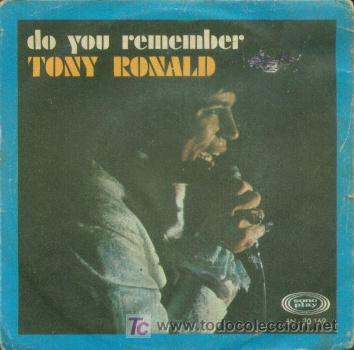 Discos de vinilo: TONY RONALD - DO YOU REMEMBER - SINGLE RARO DE VINILO DE 1968 - Foto 1