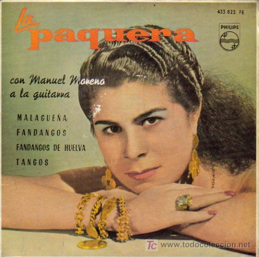 Vinyl records: LA PAQUERA-MALAGUE&Ntilde;A + 3 E.P. RARO EDITADO POR PHILIPS EN 1962