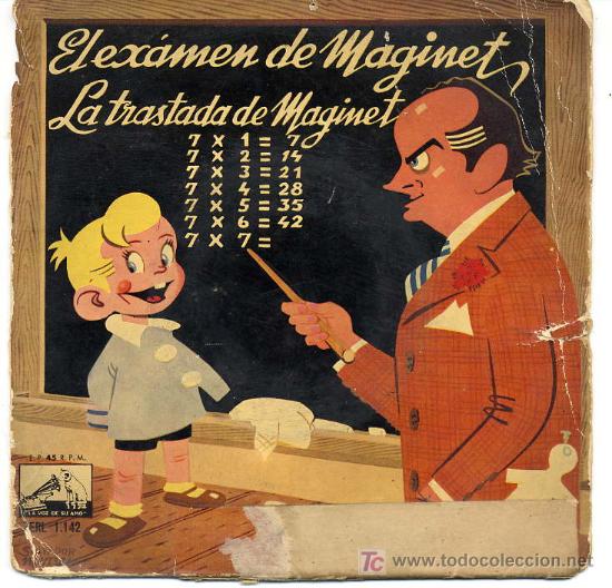Discos de vinilo: MAGINET EXAMEN 45 R.P.M. - Foto 1
