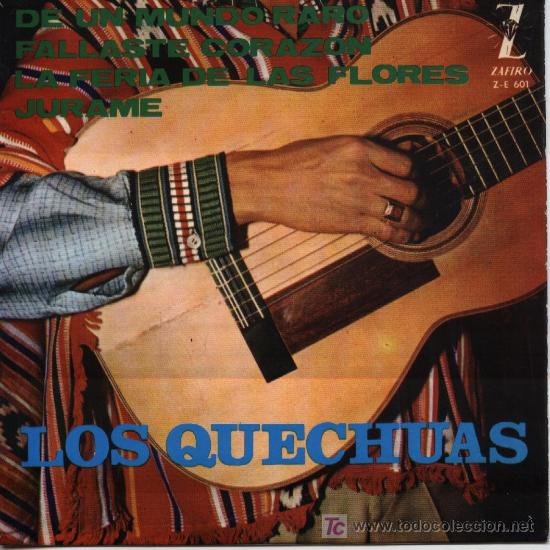 Discos de vinilo: Los Quechuas  -  De un mundo raro - Foto 1