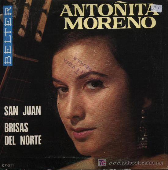 Discos de vinilo: Anto&ntilde;ita Moreno  -  San Juan - Foto 1